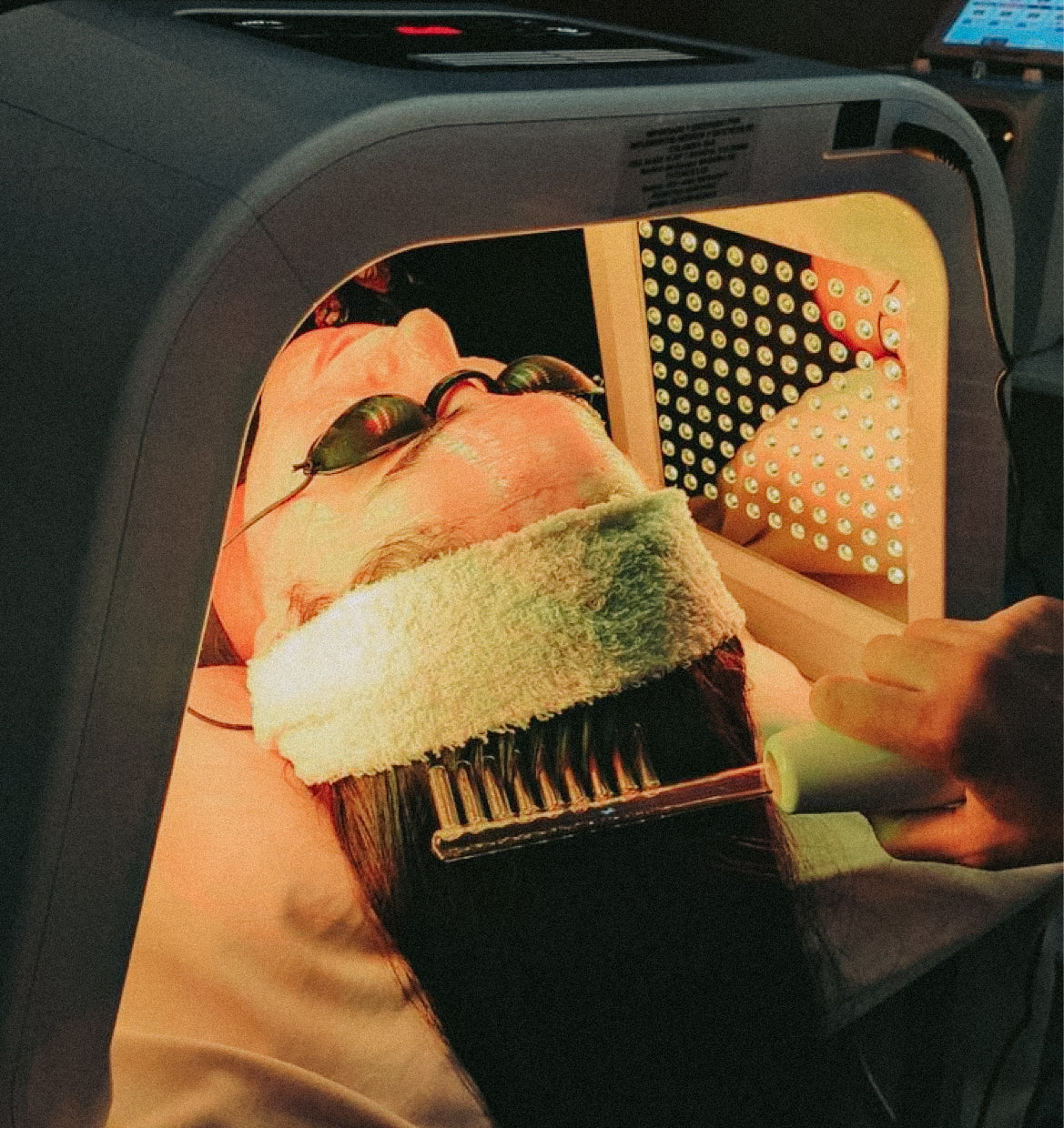 Gesichts-Lichttherapie